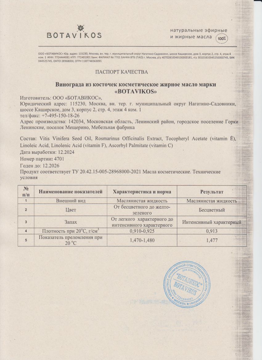 Паспорт №122024